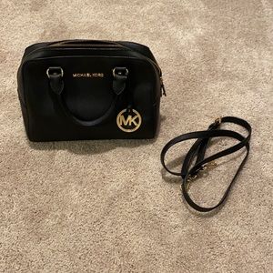 Michael Kors Black Handbag w/Adjustable Strap